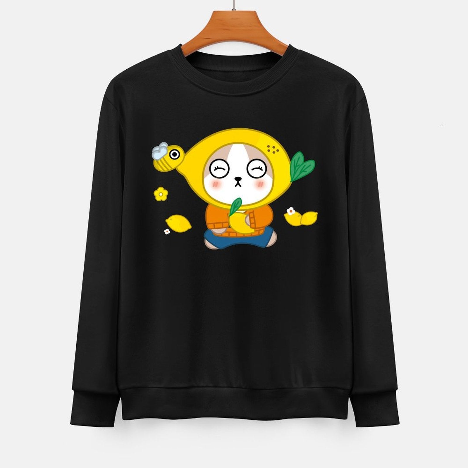 Front Patterned Long Sleeve TopBatch-Printed StreetFit